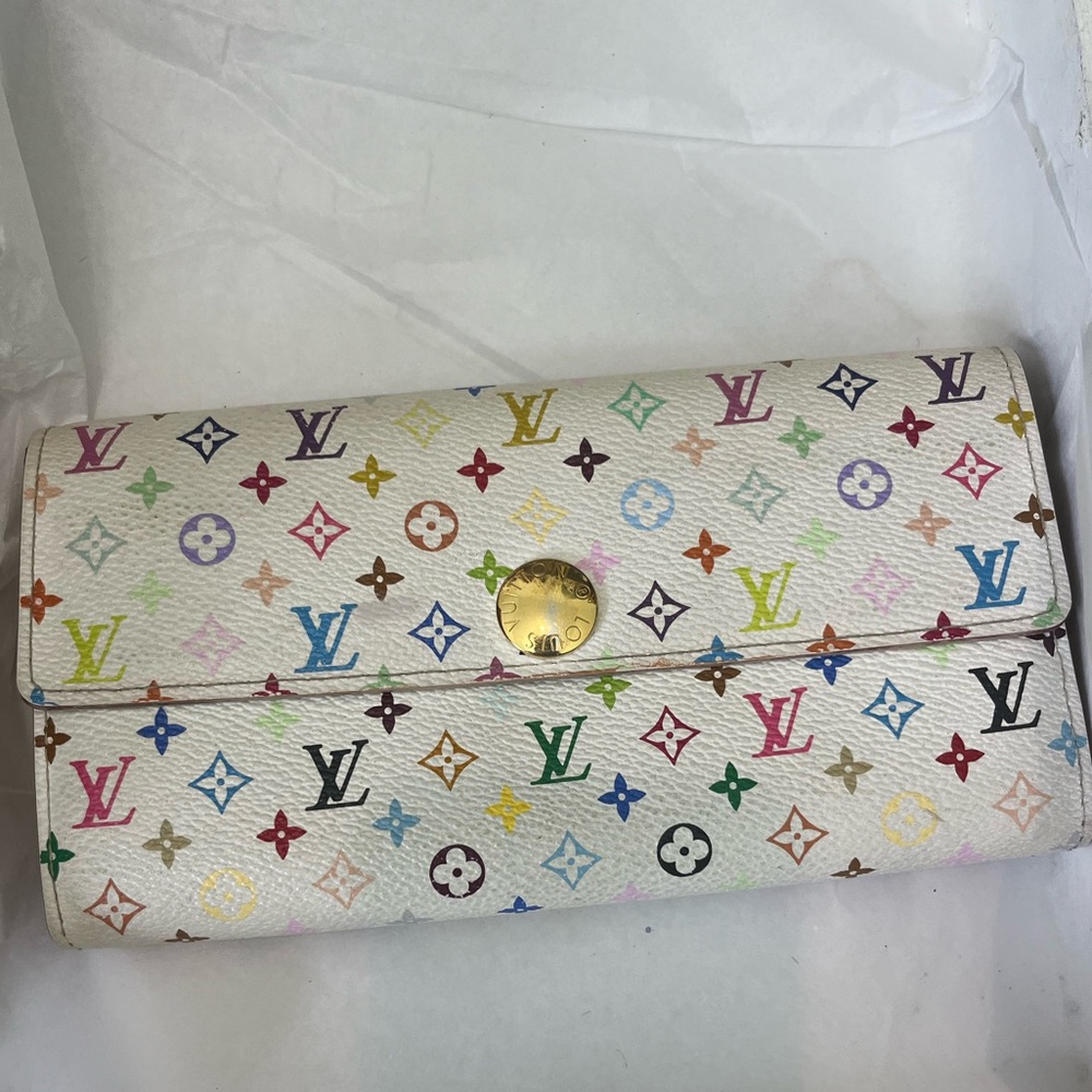 Authentic Louis Vuitton leather wallet